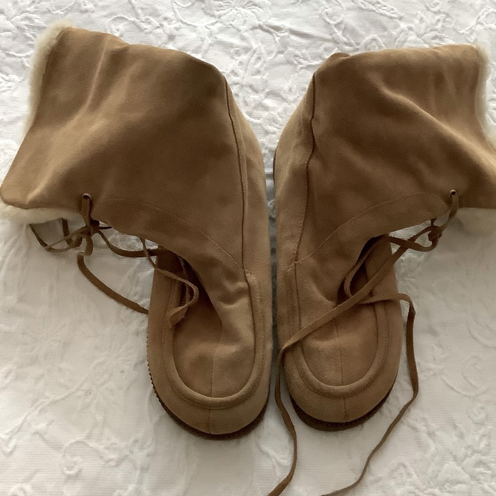 KORS Michael Kors Tan Winter Boots